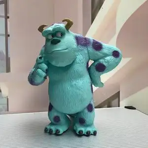 怪物公司怪兽大学苏利文手办大号毛怪摆件儿童玩具搪胶公仔小礼物