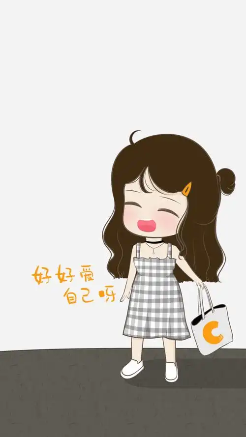 风景卡通唯美简约可爱城市文字壁纸