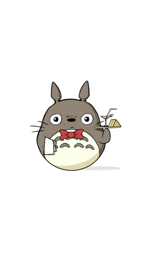 宫崎骏 龙猫 壁纸 插画