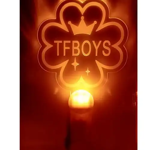 正霖zelytfboys团体易烊千玺王俊凯王源set发光头箍diy荧光棒灯牌应援