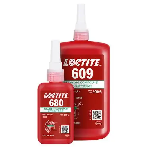 乐泰胶水603609638648680圆柱形部件固持胶高强度轴承齿轮转子紧固定