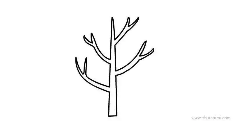 这种树的简笔画一棵树的简笔画