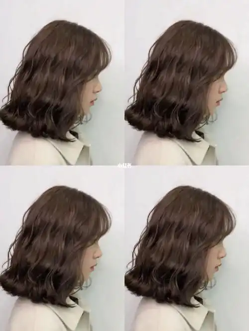 96中短发芭比烫木马卷减龄显气质适合圆脸 天津烫发 天津染发 中