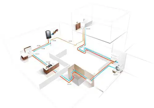 将热水器,热水管,回水管三者形成封闭回路;循环功能启动后,热水管中
