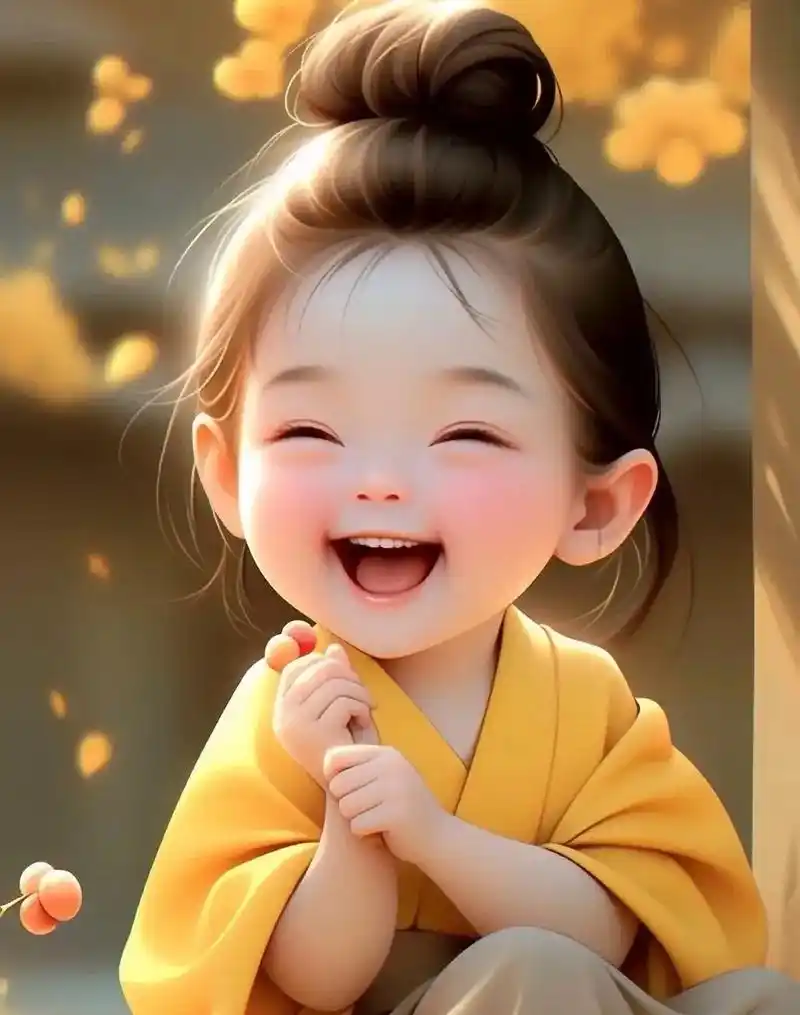 笑容是世上最温暖的拥抱,开怀大笑,让人生充满热情和活力 #萌 - 抖音