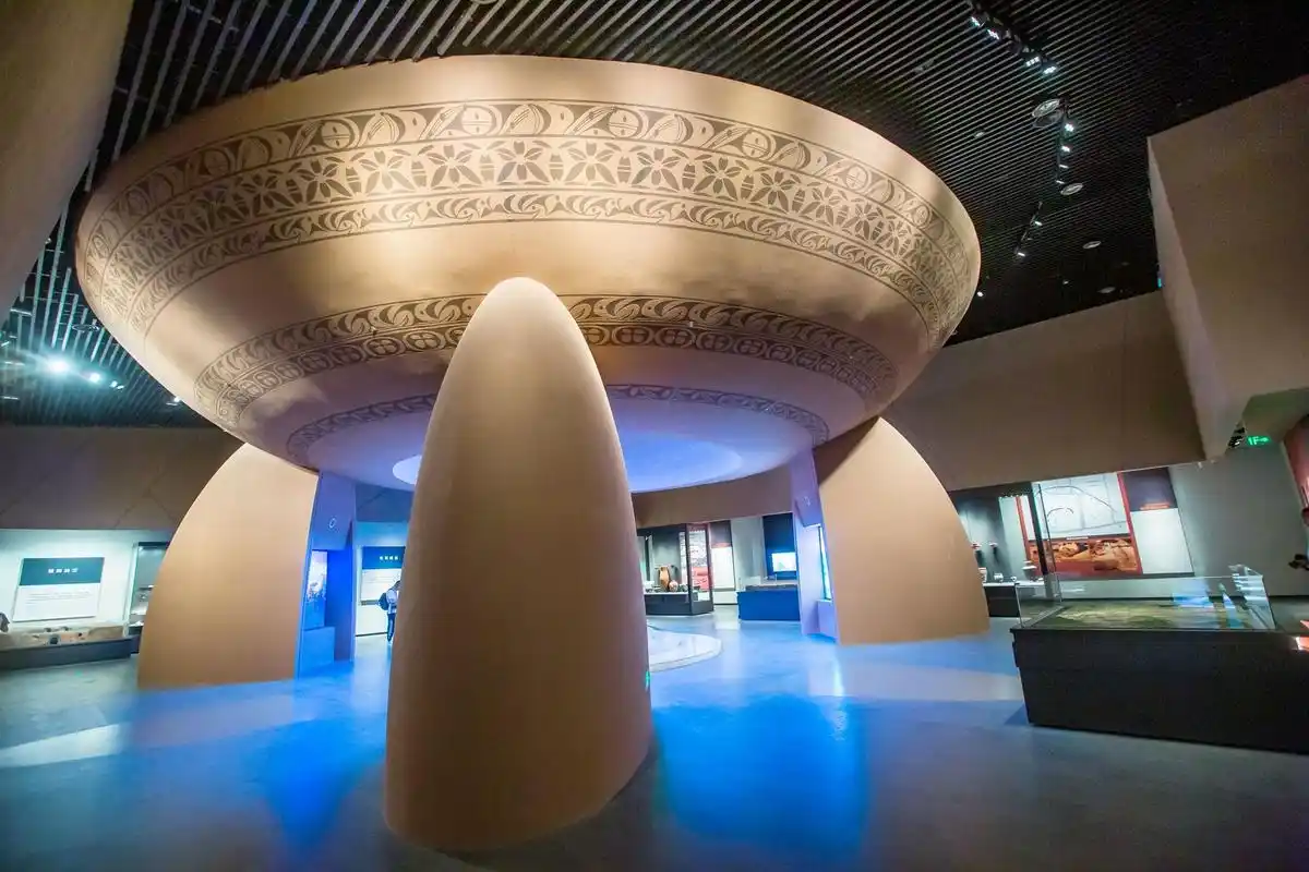 三门峡庙底沟博物馆,藏品众多,可以领略彩陶文化的独特魅力