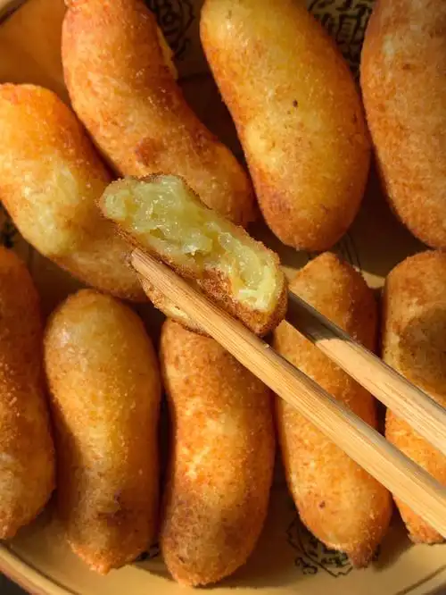 自己在家做炸香蕉