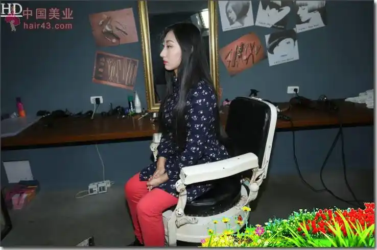 秀发披肩妹子剃光头芳飞1194