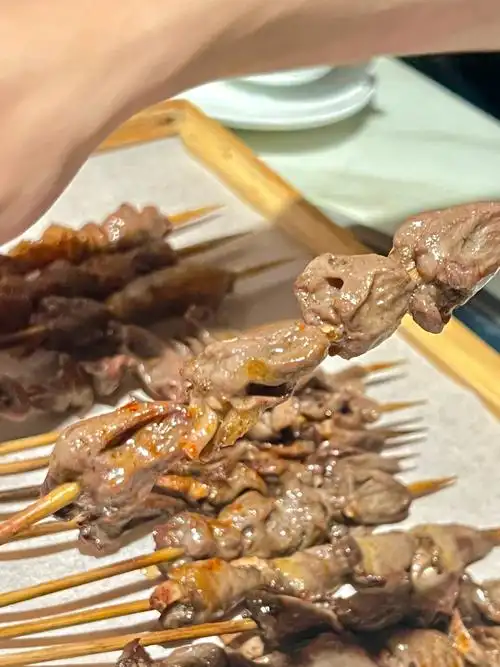 上海最好吃的烤鸡心之一