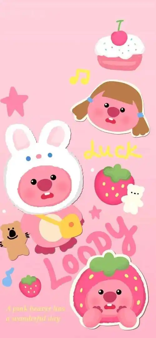 少女心爆棚的可爱壁纸 ​​​| 风和我 都是自由的