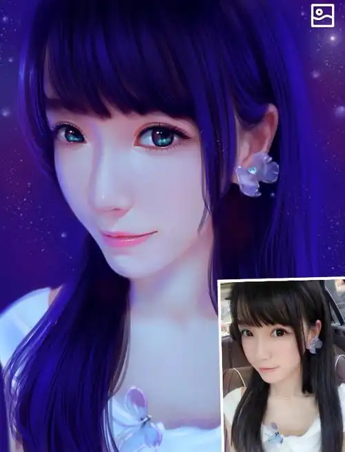 请问这是什么软件 怎么把照片变成动漫人物