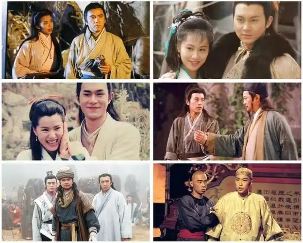 1995年古天乐版《神雕侠侣》,1996年吕颂贤版《笑傲江湖》,1997年
