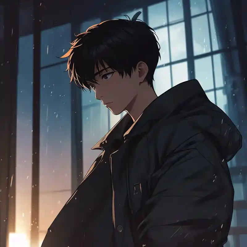 99超稀有!高冷男生动漫头像96