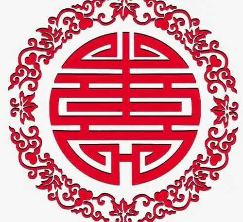圆形寿字剪纸