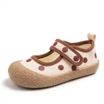 斐特玛女童帆布鞋儿童鞋子幼儿园室内鞋女宝宝布鞋软底防滑2024夏款