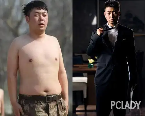 你没看错,左图这个五官拧在一起的小胖子就是万人迷彭于晏的小时候啦.