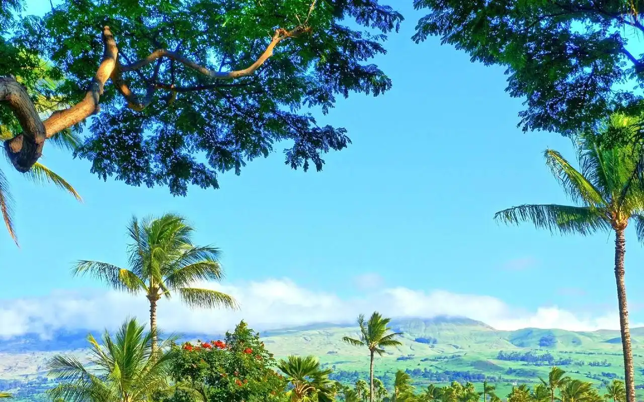 小清新海岛优美自然风光图片桌面壁纸-风景壁纸-壁纸下载-美桌网