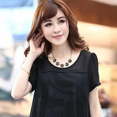 胖mm适合的发型图片展示4款修颜中长发推荐给你