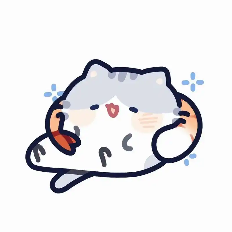 可爱猫猫 | 卡通头像 画师ins:gud_doodle