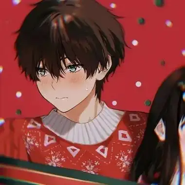 2021春节专属红色喜庆情侣头像