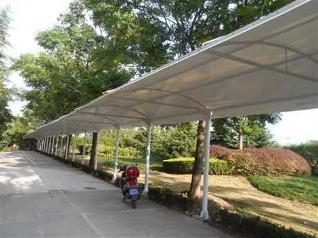 膜结构电动车自行车停车棚