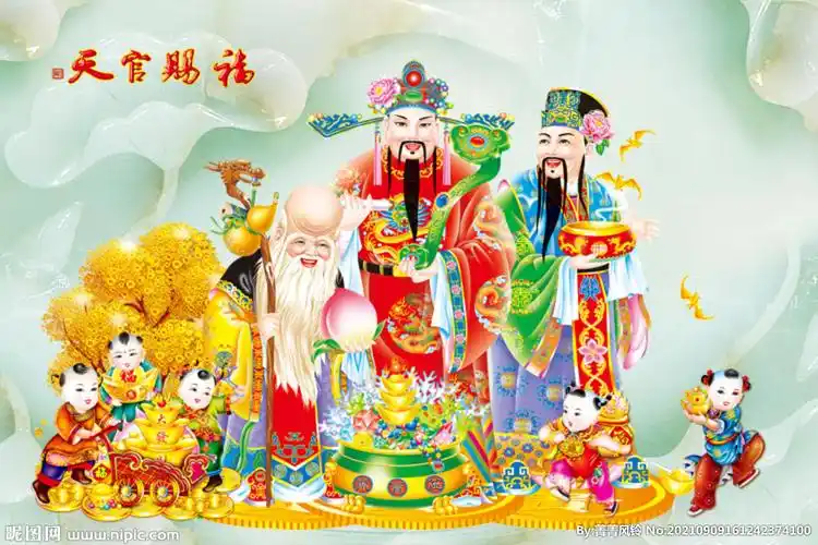 福禄寿三星图片