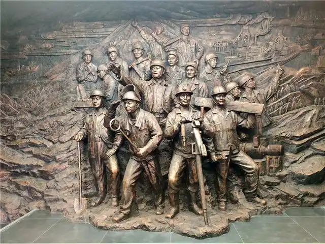 南京雕塑梅钢钢厂文化雕塑