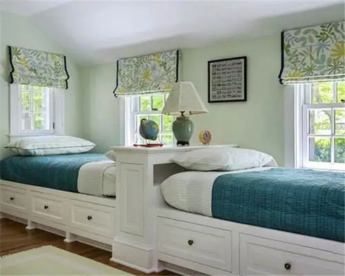 2,折叠式两个儿子卧室装修效果图折叠式儿童房,最突出的就是折叠式