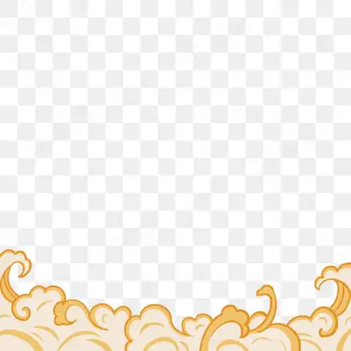 手绘祥云装饰png免扣素材中国风古风传统花纹海报边框图片 - 免抠元素