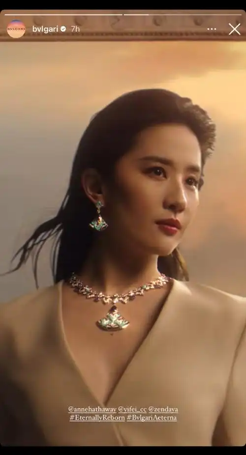 刘亦菲宝格丽全球品牌代言人##刘亦菲