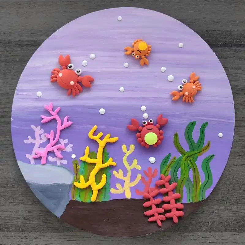 儿童创意粘土手工 海底世界 合集