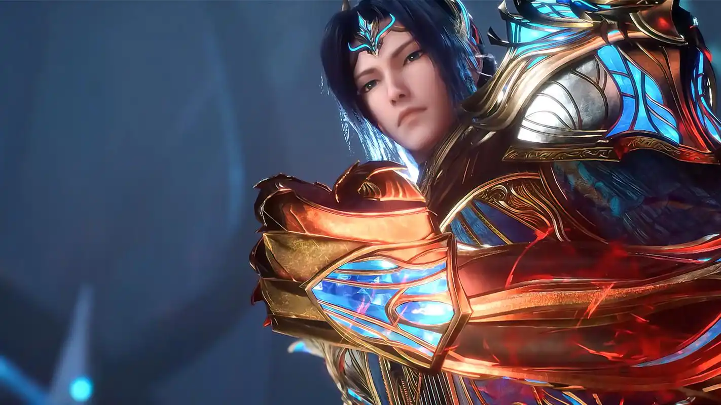 动漫壁纸|《斗罗大陆双神战双神》国漫男神唐三海神高清壁纸