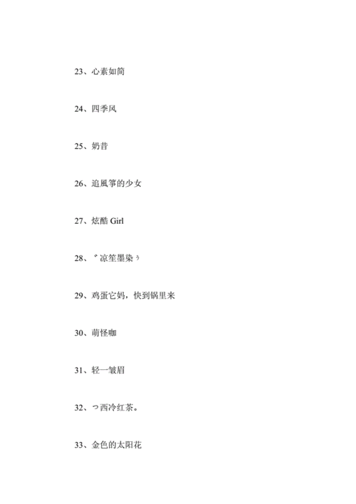 qq名字女生精选800个网名名字doc69页