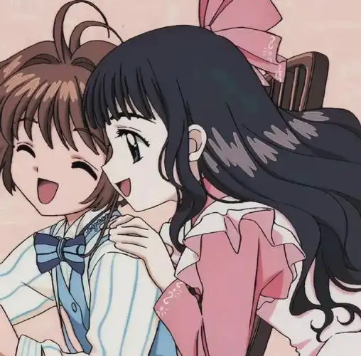 小樱&知世94敲可爱的闺蜜头像  #二次元新鲜事##魔卡少女樱##头像