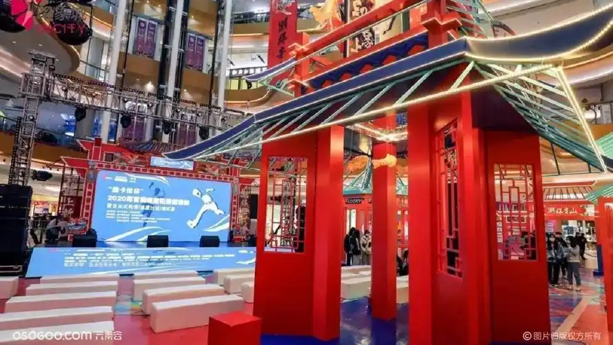 120 地产商场国潮氛围布置舞台包装形式合集方案