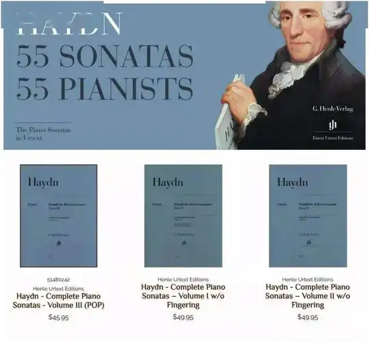 最权威的海顿55首钢琴奏鸣曲全集