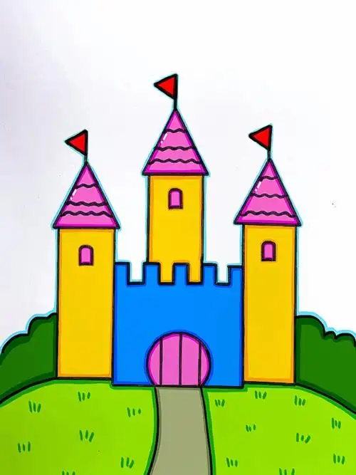 这样画城堡也太简单了吧