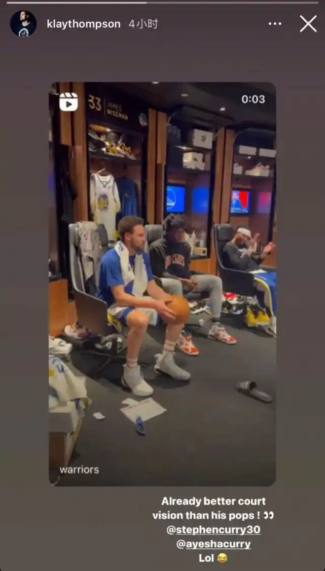 佛祖:球场视野比你爹好|更衣室|勇士|卡农|斯蒂芬-库里|克莱-汤普森