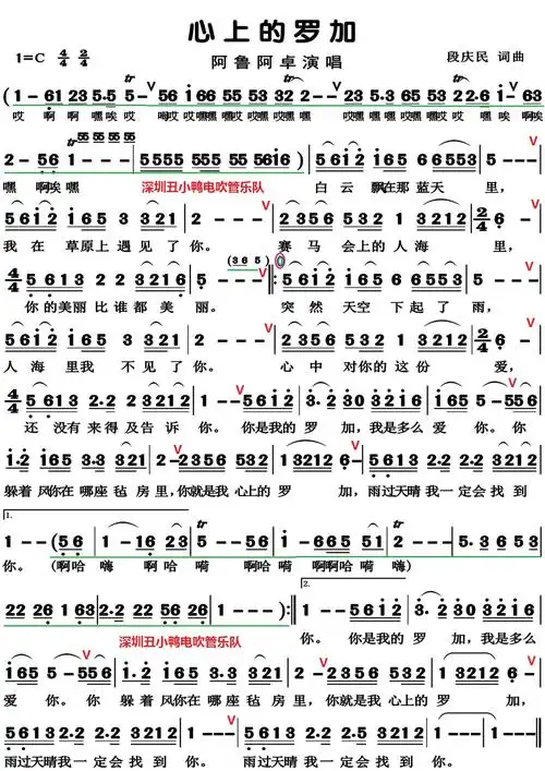 心上的罗加电吹管版