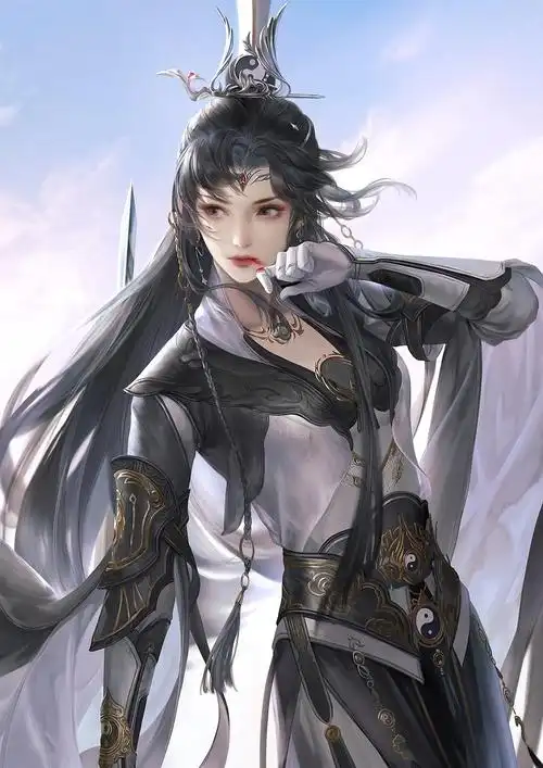 pixiv画师梵修的一组清新淡雅宛若仙子的古风人物