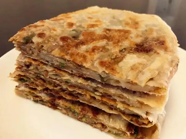 梨园晨-1做的家常肉饼