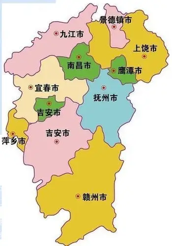 江西是哪个省_行政规划有哪些市_有多少个市?
