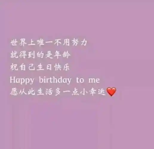 的句子(生日不提生日的句子愿我被这个世界温柔以待) - 精美文字摘录