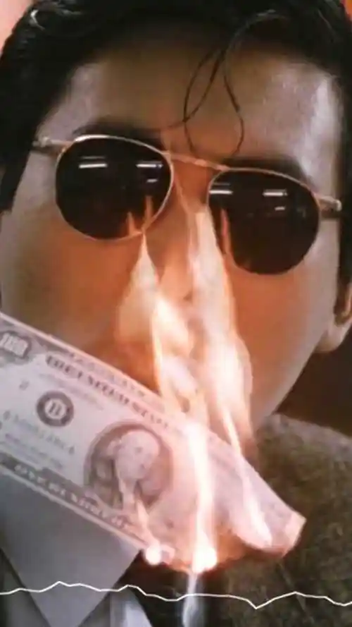 周润发抽烟的样子,真的太经典了