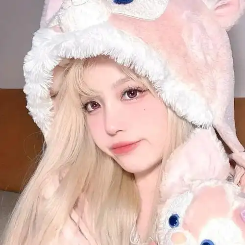 粉色系又甜又仙招桃花的女生头像