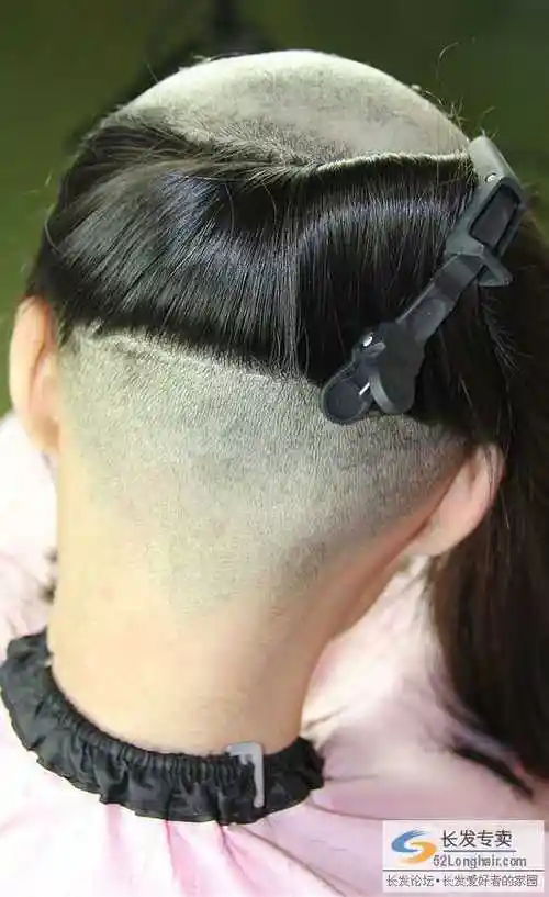 赴法留学剃光美女长发(16)