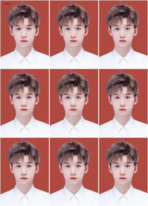 三种底色的伪证件照 part 1@余景天-yjt》调修9p (单图放评论)