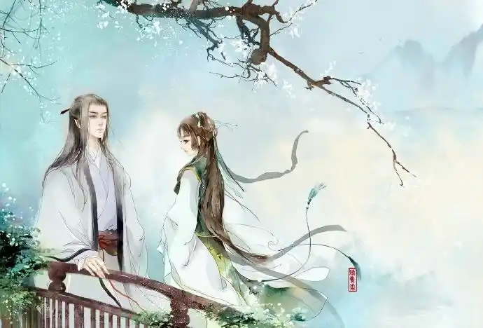 高清古风情侣图集52张超恩爱甜蜜的古风图片