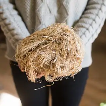 【京东精选】天然生麻丝 装饰麻纤维小白麻拍摄道具zakka乡村陈列造景