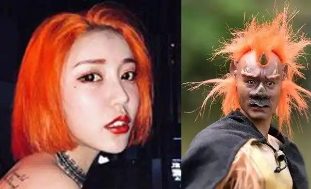 酷女孩发色抄袭33年前西游记造型,真"神仙发色"引深思